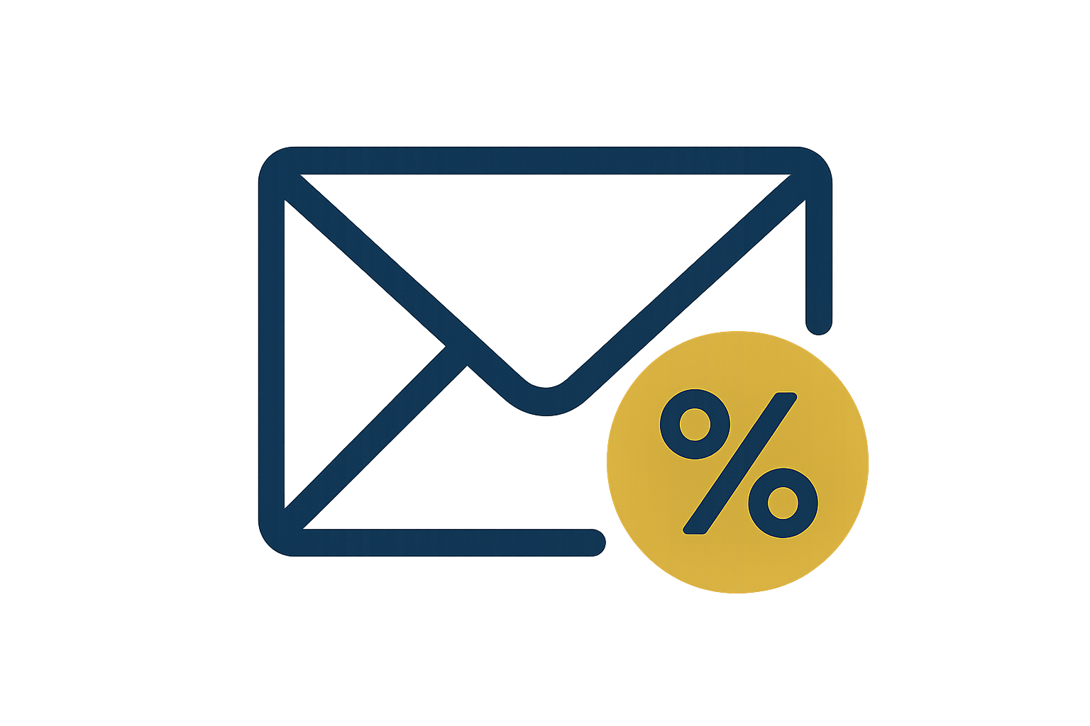 icon representing subscriber discount